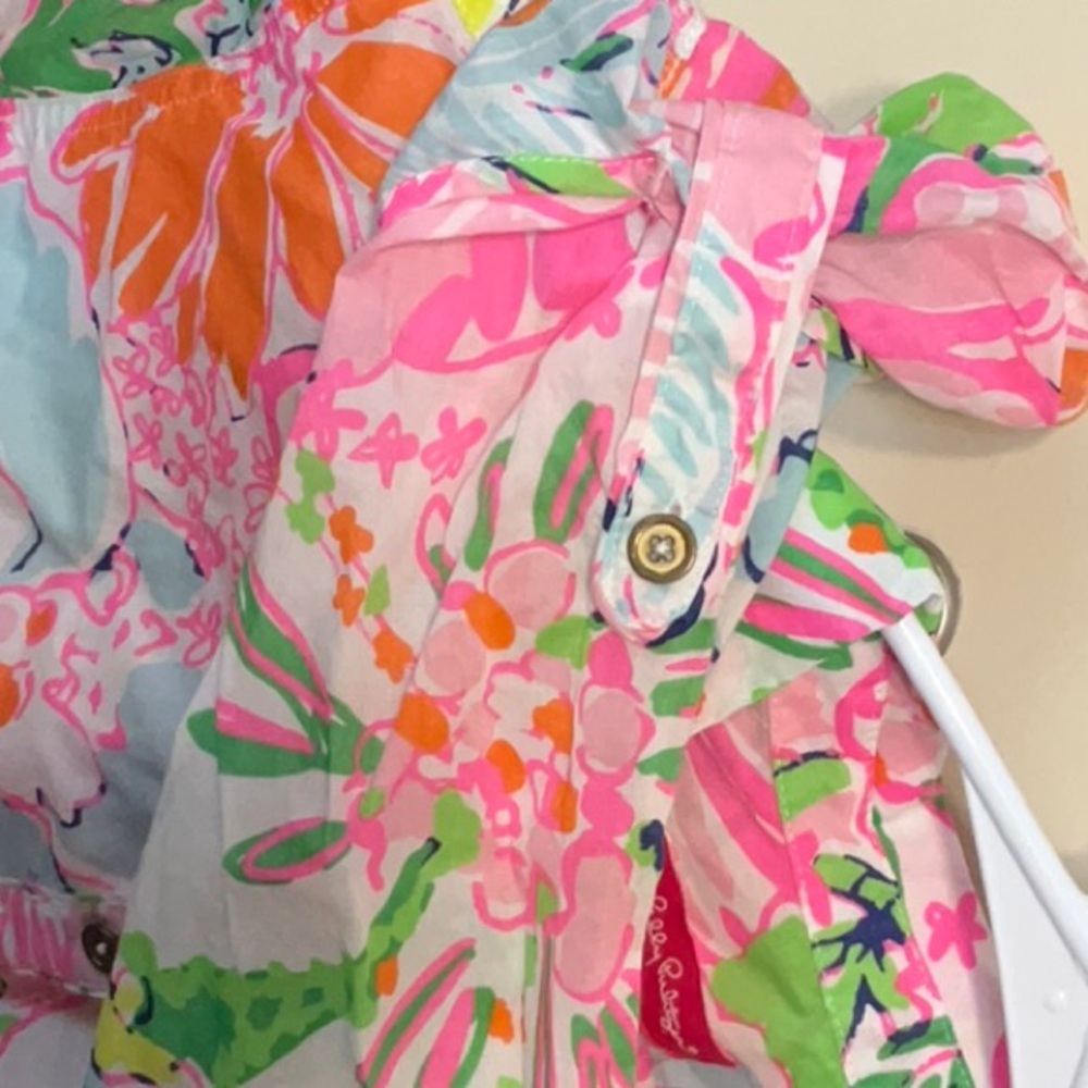 Lilly Pulitzer Colorful Floral Top - Picture 3 of 4